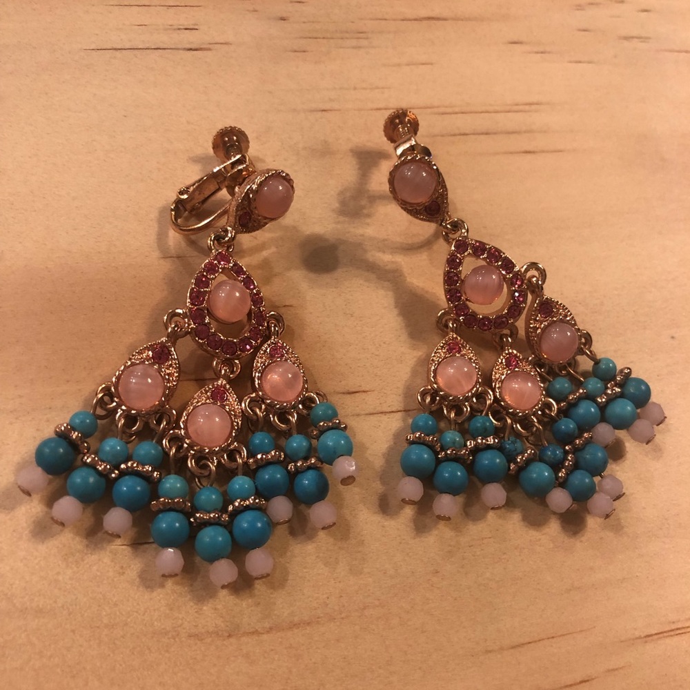 Joan Rivers Clip-On Dangle Earrings